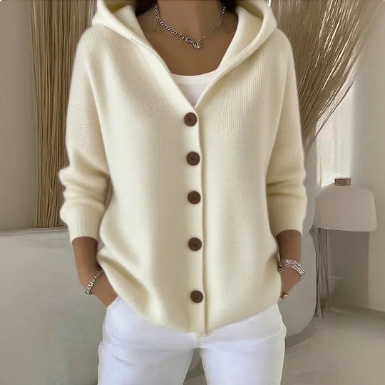 Avene| Gilet à Capuche avec Boutons