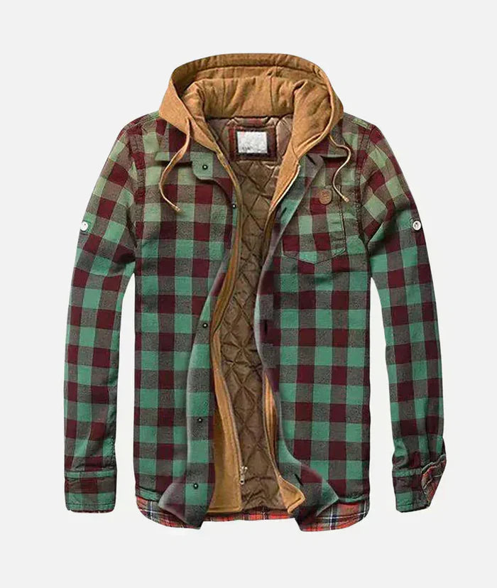 Veste patchwork à carreaux