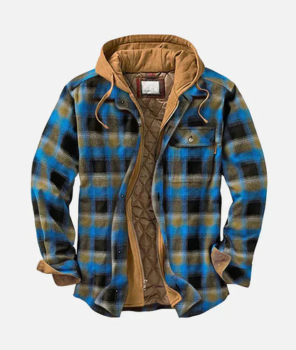 Veste patchwork à carreaux