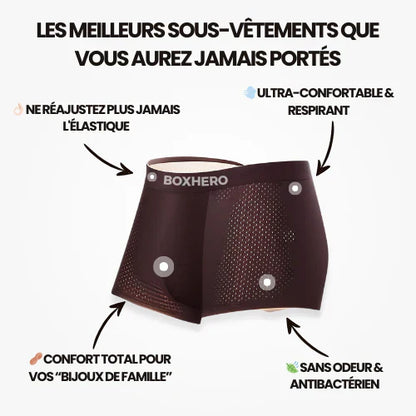 BOXER EN FIBRE DE BAMBOU - CONFORT RÉVOLUTIONNÉ TOUT AU LONG DE LA JOURNÉE